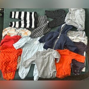 new born & 0-3 baby boy clothes